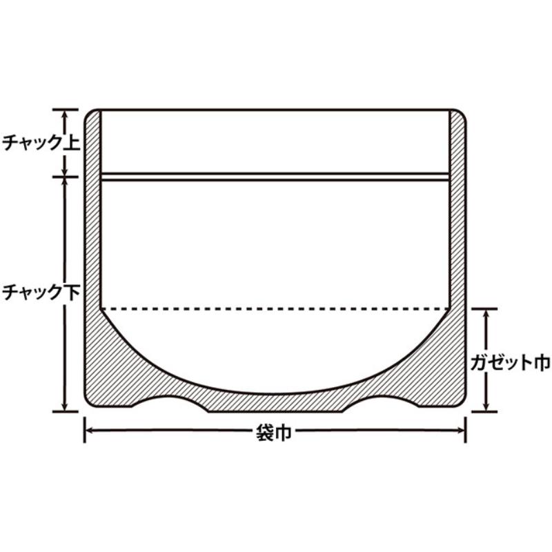 チャック付き袋 ラミジップ FW-24 生産日本社