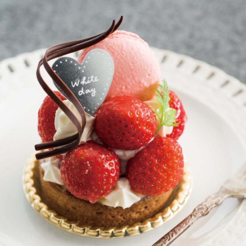 スウィーツ用品 ホワイトデイケーキピック-1(100枚) ヘッズ