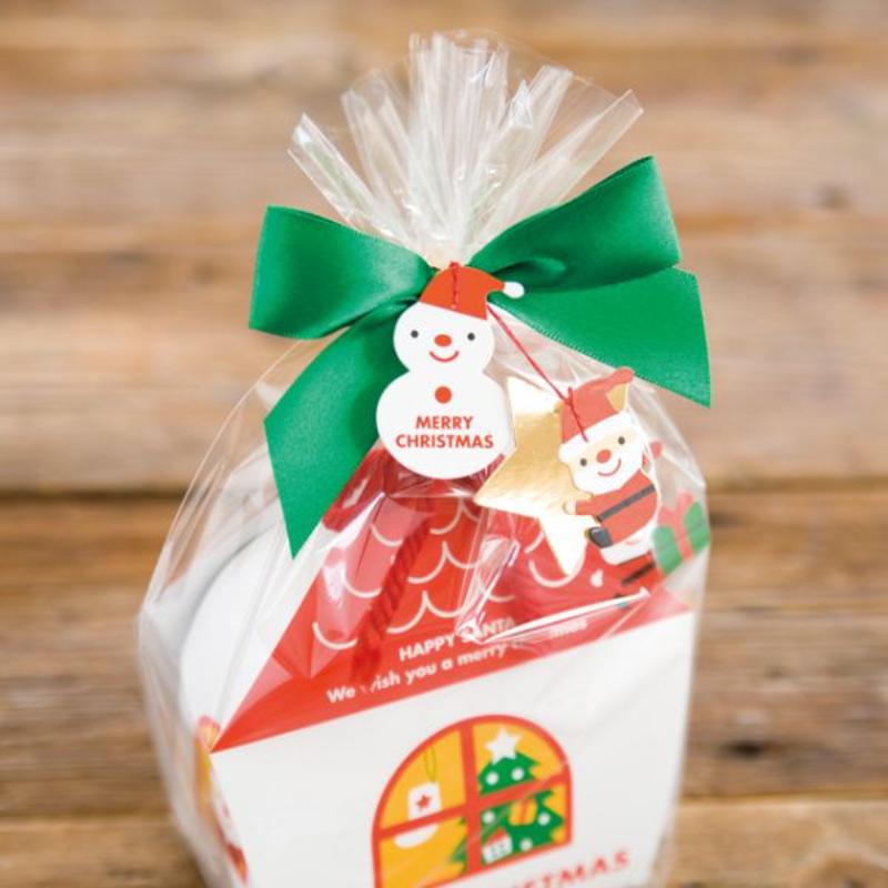 クリスマスミニサンタユラユラワイヤータイ-1(10個) ヘッズ