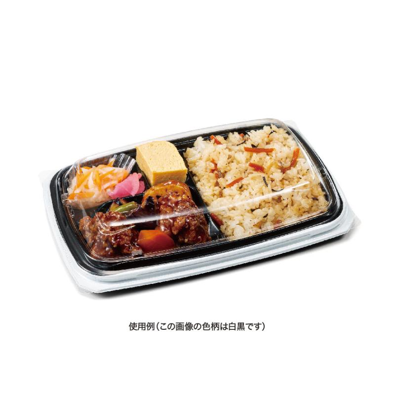 弁当容器 バイオ マウント 24-16-1B セン赤 リスパック