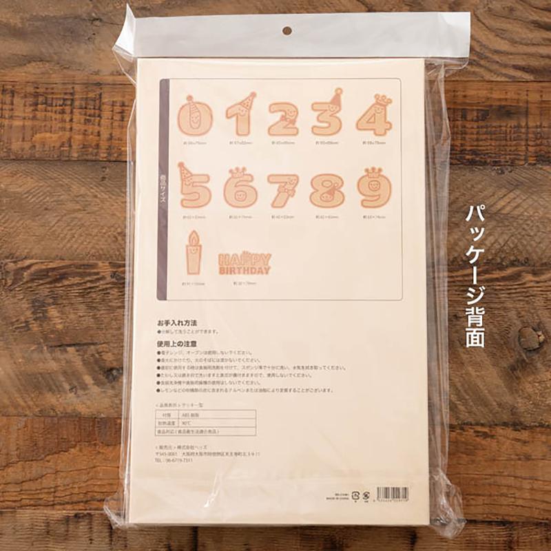 製菓用型 BD-CKM1 バースデイスタンプクッキーモールド-1(1セット) ヘッズ