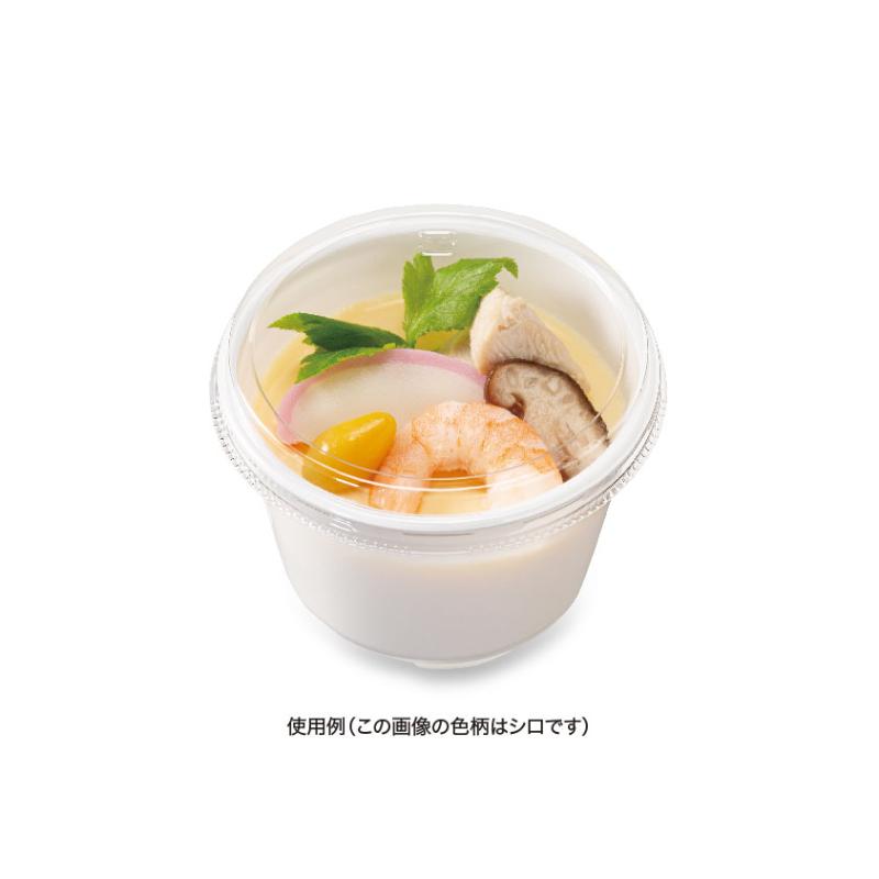 デザートカップ バイオ 茶碗蒸し S-245 シロ あさがお リスパック