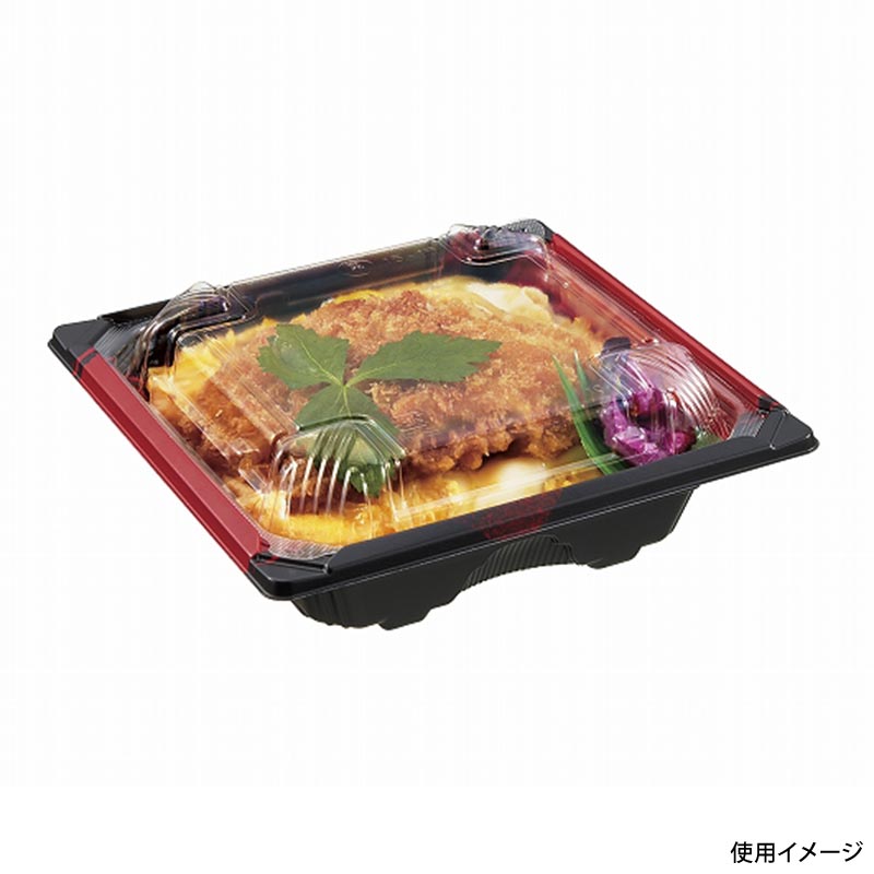 どんぶり容器 CT活膳 15-15 飛騨R-BK 身 中央化学