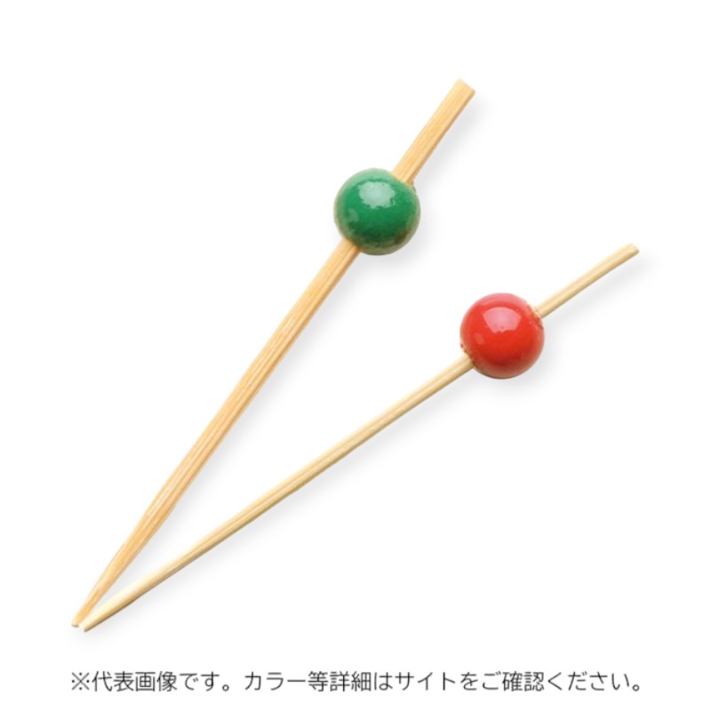 竹串 チェリー串(赤) 5cm 100本入 萬洋