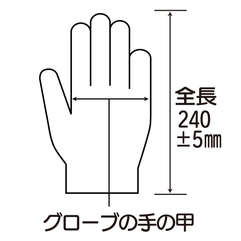 使い捨て手袋 ニトリルグローブWH3 ホワイト M ファーストレイト