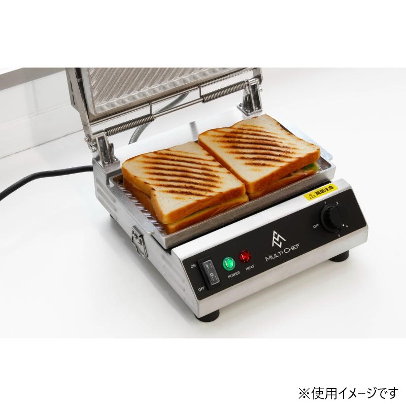 製菓・製パン用機械 コンパクトサンドベーカー グリルプレートセット 三栄コーポレーション