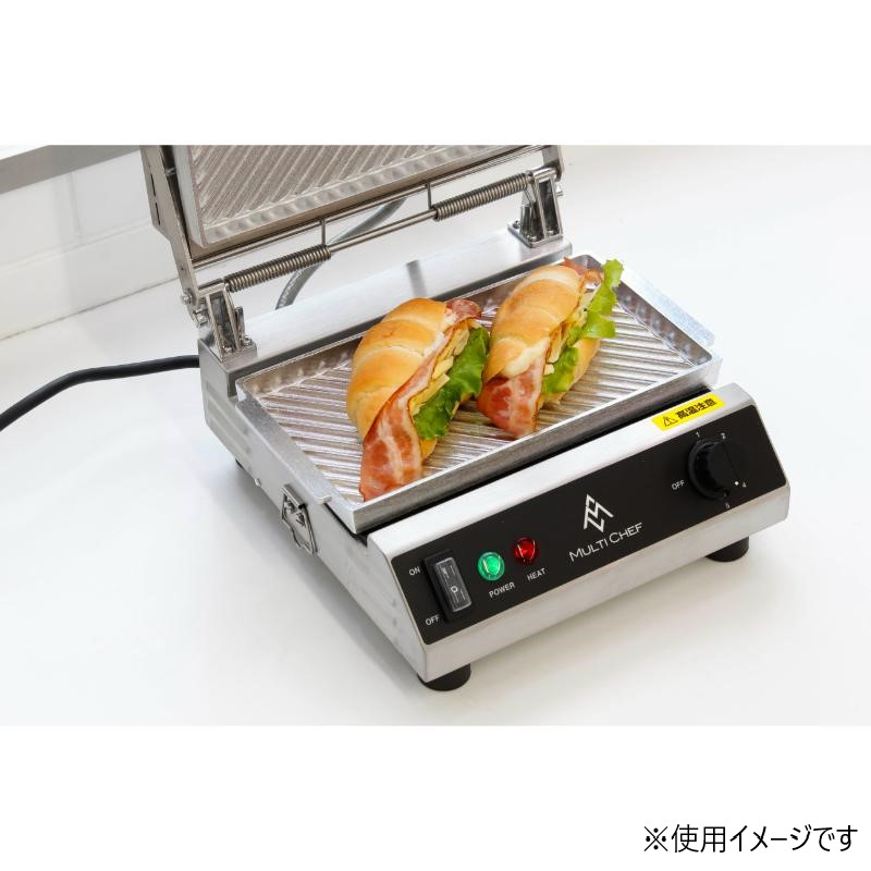 製菓・製パン用機械 コンパクトサンドベーカー グリルプレートセット 三栄コーポレーション