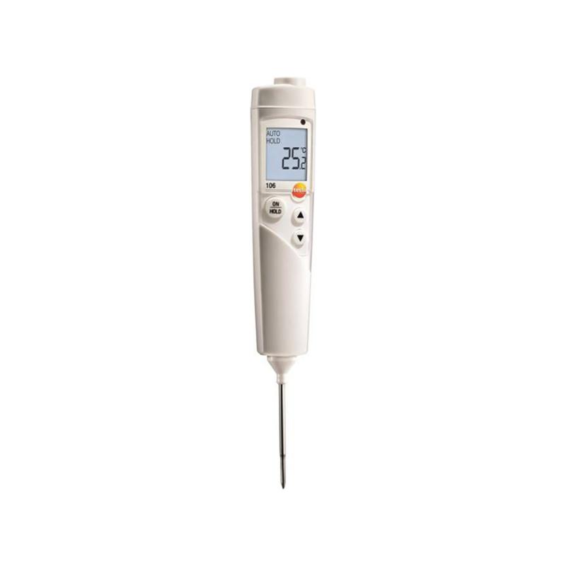 調理小物 testo 106 食品用中心温度計 セット (プローブ保護キャップ・TopSafeプロテクタ・ベルトホルダー付) テストー