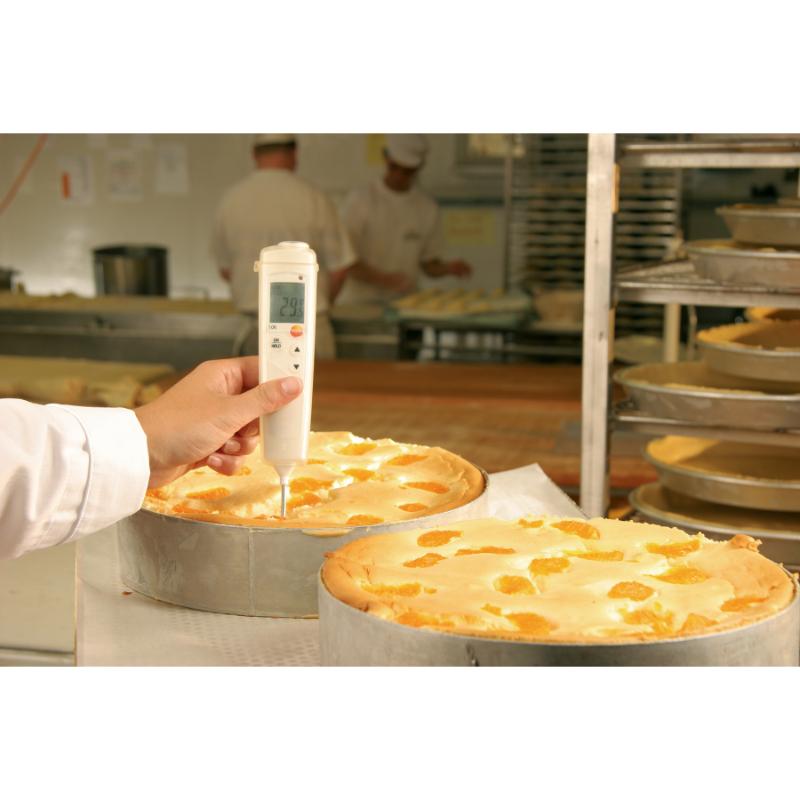 調理小物 testo 106 食品用中心温度計 セット (プローブ保護キャップ・TopSafeプロテクタ・ベルトホルダー付) テストー