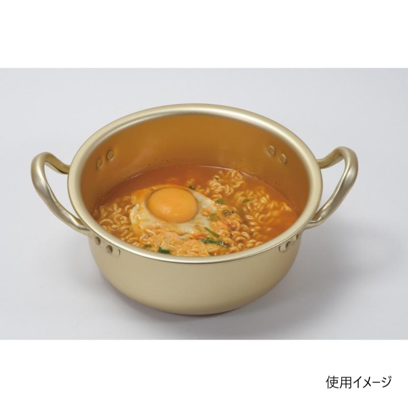 調理道具 韓味家 アルミ製深型ラーメン鍋18cm パール金属