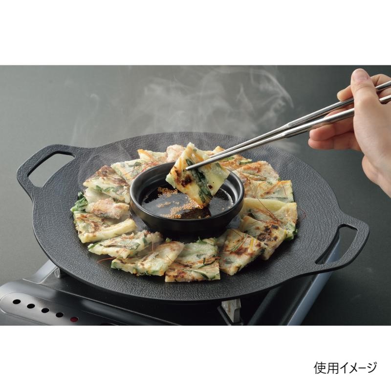調理道具 韓味家 ふっ素加工アルミ鋳物製IH対応マルチプレート30cm パール金属