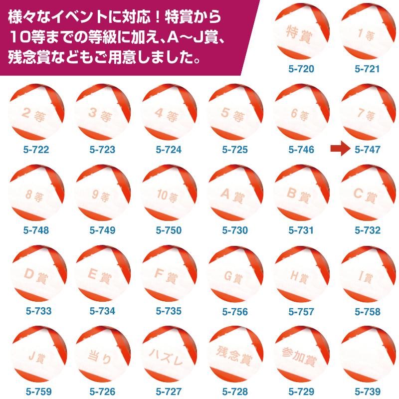 イベント用品 5-746 スッキリくじ 6等 10枚入 ササガワ