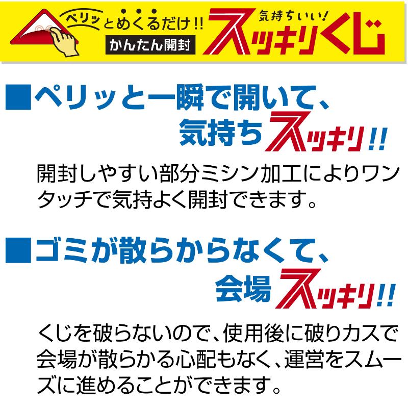 イベント用品 5-746 スッキリくじ 6等 10枚入 ササガワ