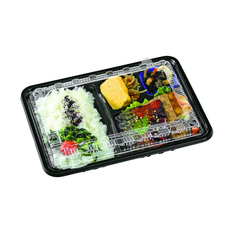 弁当容器 CK-1-1 黒セット(エコOP) エフピコチューパ