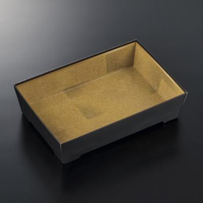 寿司容器 SKS 17-12(43) 金箔-黒 身 中央化学