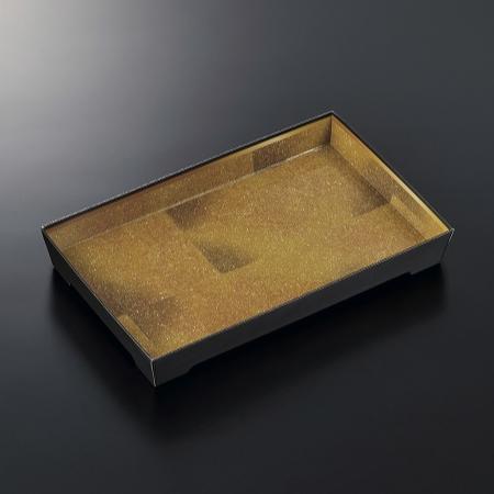 寿司容器 SKS 20-12 金箔-黒 身 中央化学