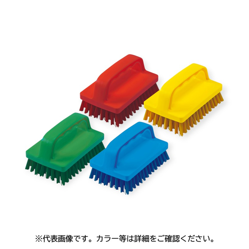 清掃用具 HPMハンド磁性ブラシ 角型 緑 高砂