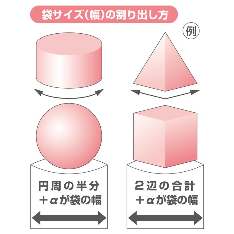 32-8834 パン用OPP袋 25μ 130×200 100枚入 ササガワ