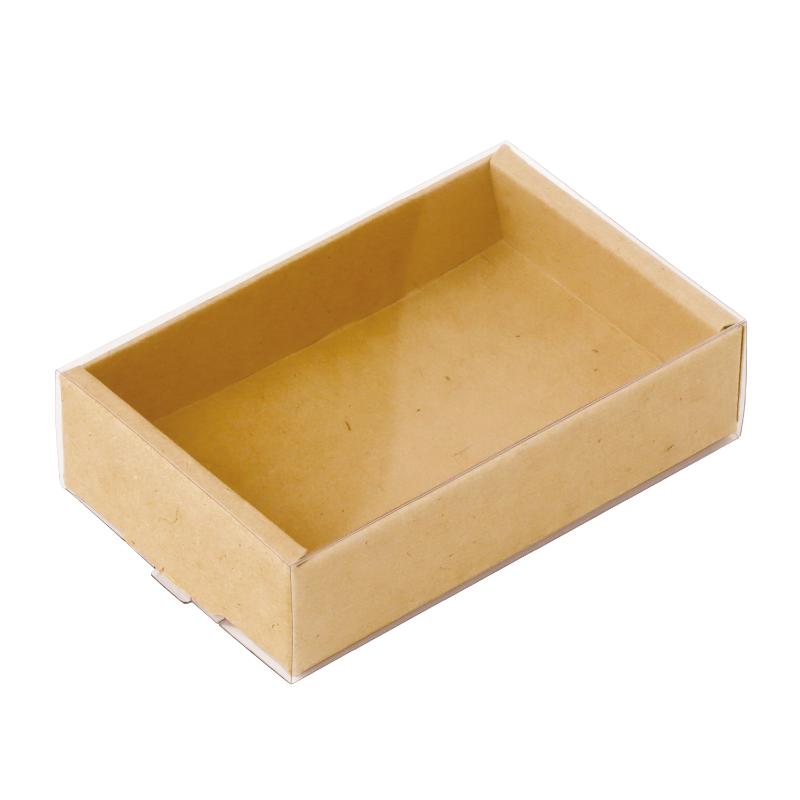 事務用品 50-161 透明スリーブ付カラーボックスM クラフト 30P ササガワ