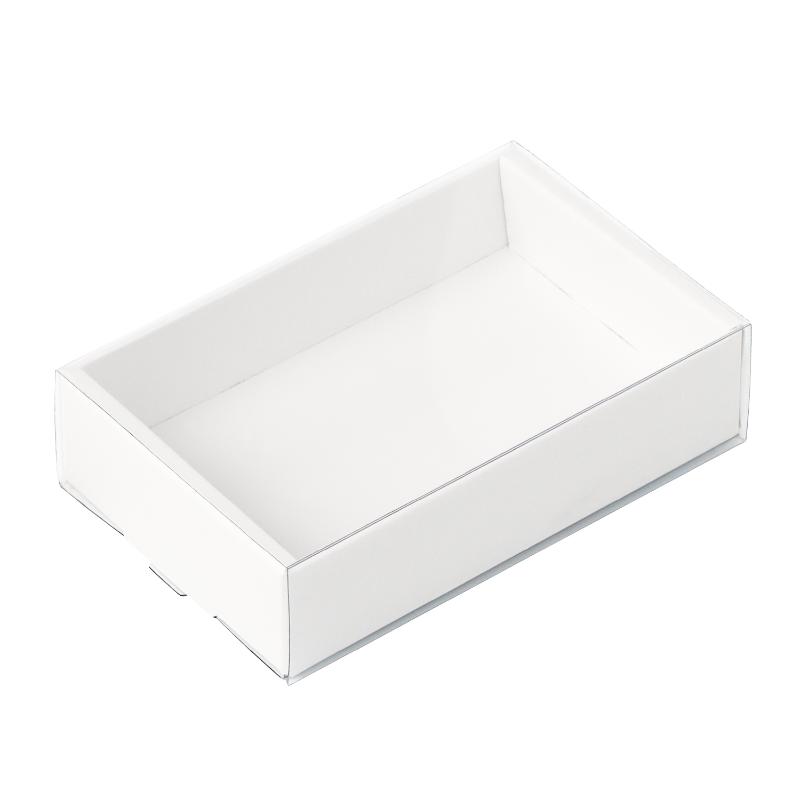 事務用品 50-162 透明スリーブ付カラーボックスM ホワイト 30P ササガワ
