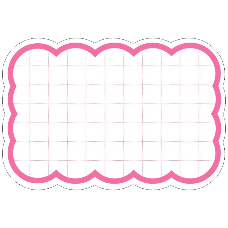 店舗用品 16-4490 抜型カード 雲 特大 ピンク 30枚入 ササガワ