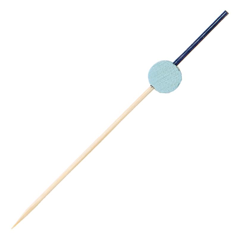 竹串 綾かんざし串 100本入 9cm 水色 18256F 萬洋