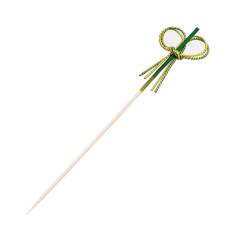 竹串 花むすび串(紺) 12cm 50本入 萬洋