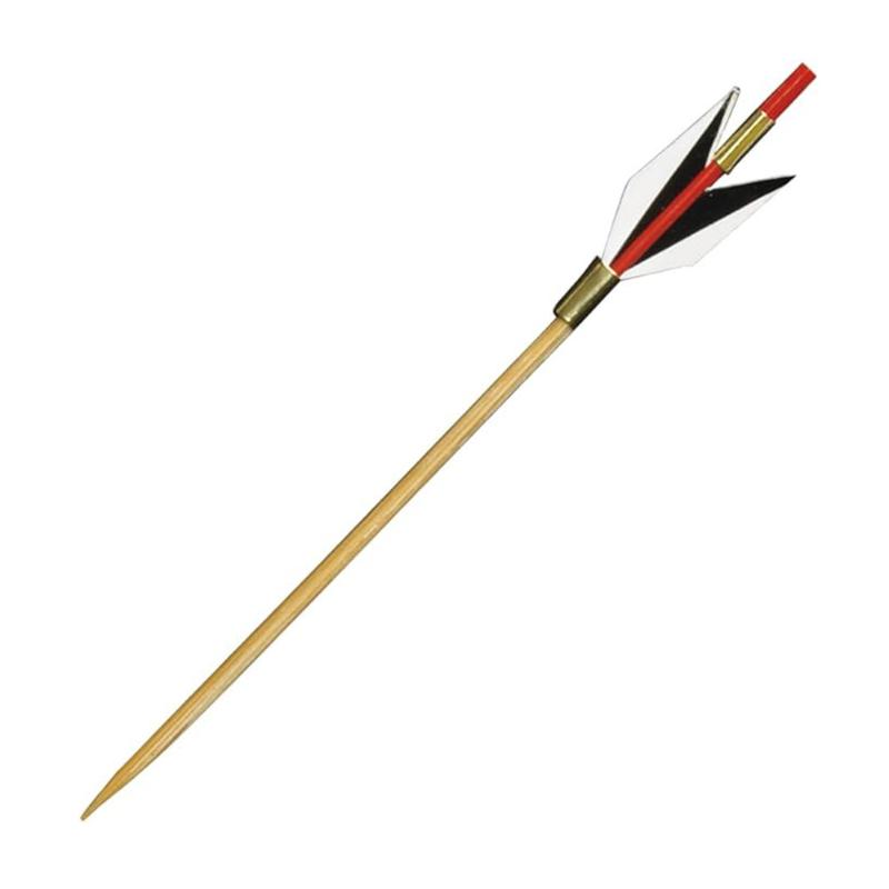 竹串 天朱矢羽根串(黒) 9cm 100本入 萬洋