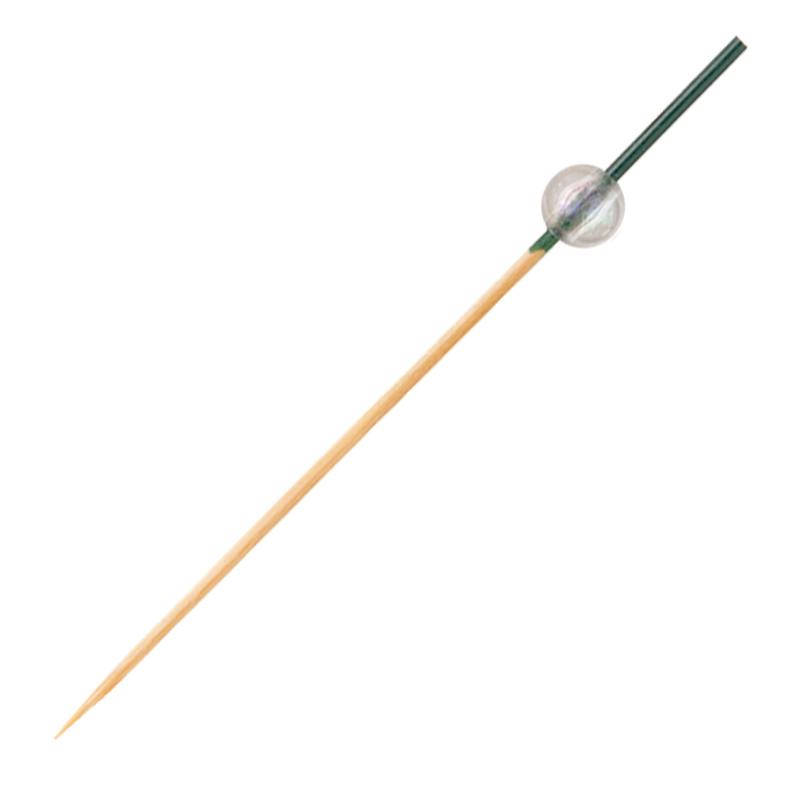 竹串 とんぼ珠串(深緑) 9cm 100本 萬洋