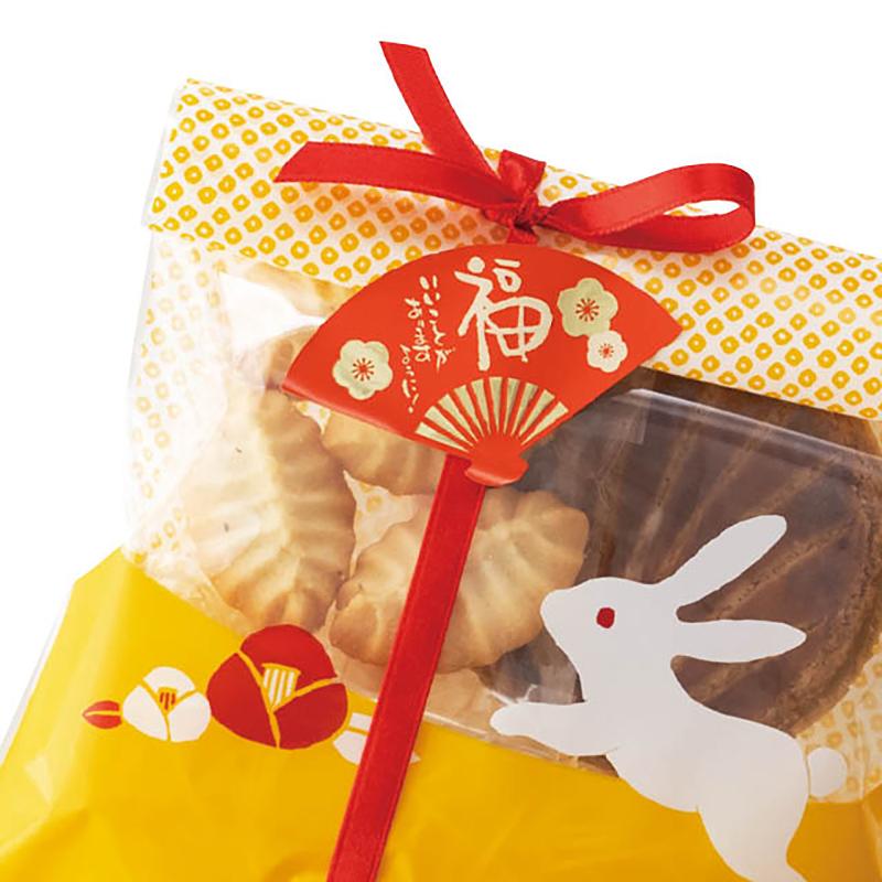 ギフト資材 FK-1S 福シール-1/扇(60枚) ヘッズ