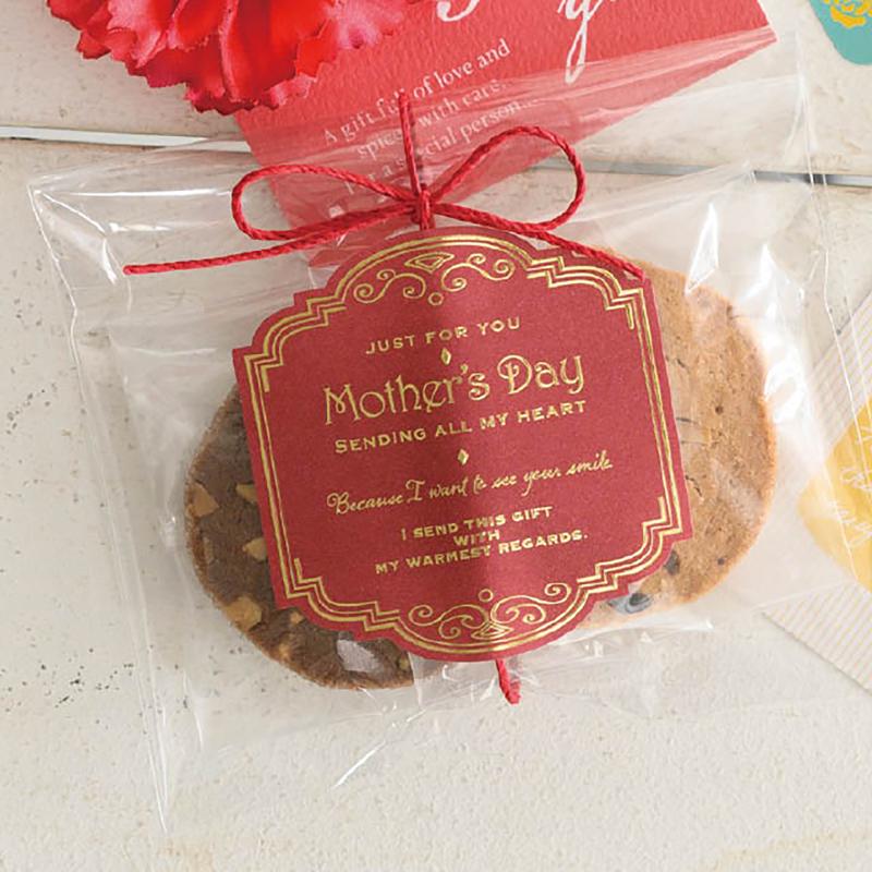 ギフト資材 MA-39S 母の日シール-39/アンティーク(40枚) ヘッズ