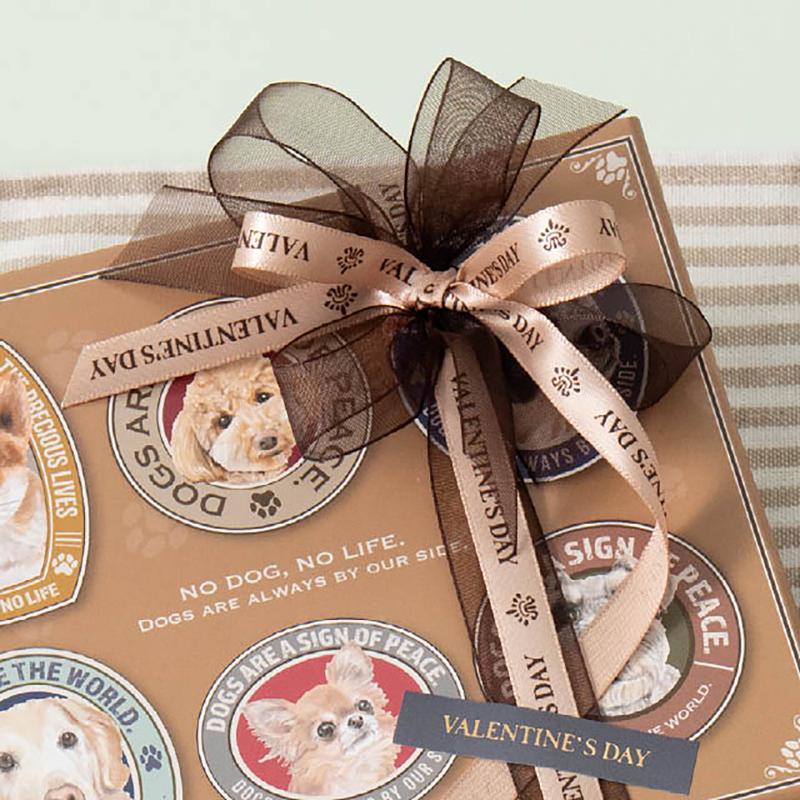 ギフト資材 SV-STR1 バレンタインデイサテンリボン-1(1巻) ヘッズ