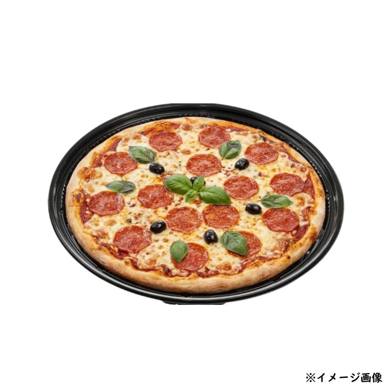 ピザ容器 MSDピザステ11 黒 本体 エフピコ