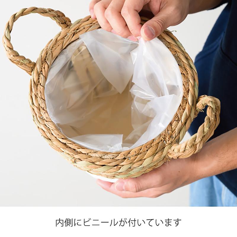 贈答箱 KGT-GRLB ラウンドツートーンバスケットグレー-L(2個) ヘッズ
