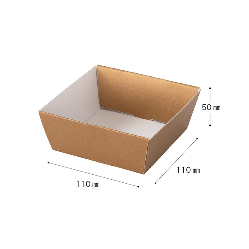 贈答箱 MBZ-GT3 無地ブロンズペーパーギフトトレイ-3(20枚) ヘッズ