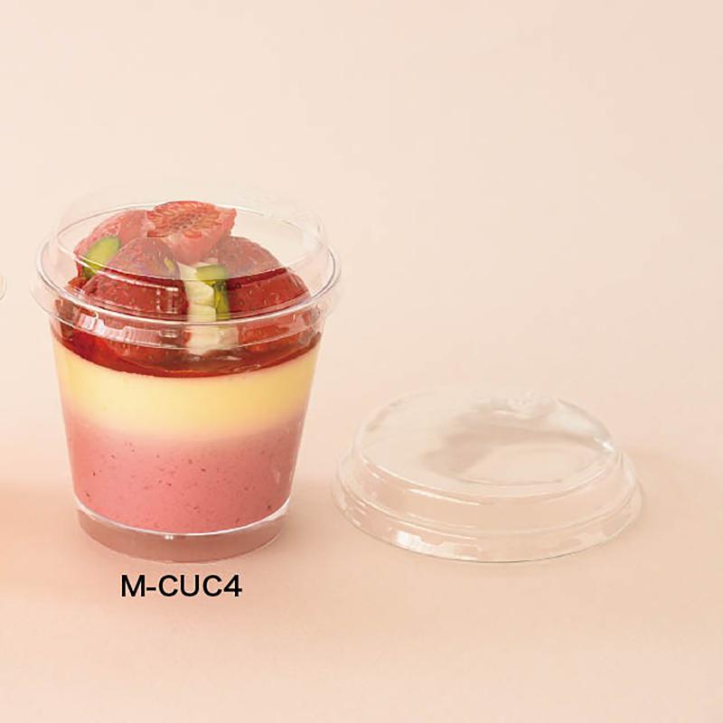M-LID4 デザートカップフタ-4(100個)