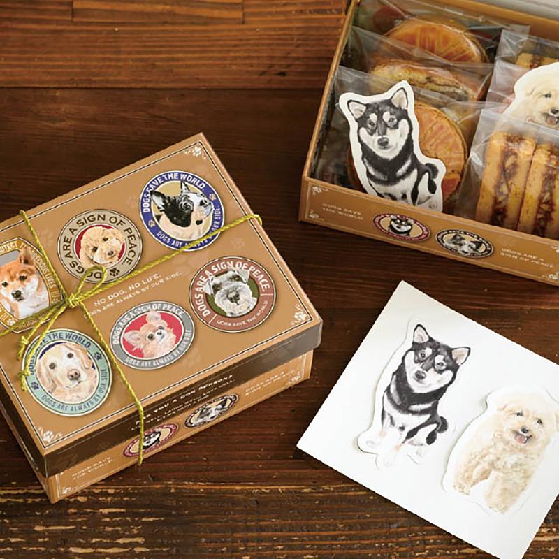 贈答箱 CHRA-COB2 チャリティーアニマルコレクション貼箱-2/犬(6個) ヘッズ