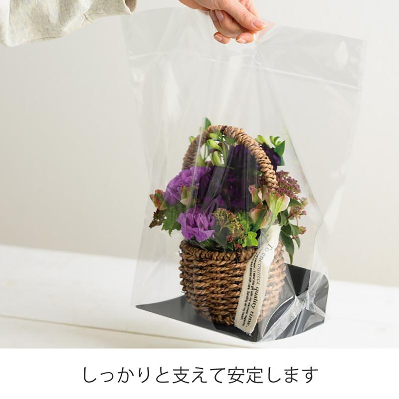 ラッピング用品 M-SDS 無地スタンドバッグ台紙-S(30枚) ヘッズ