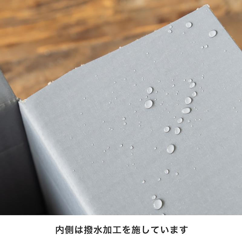 贈答箱 MTN-HCT1 無地ツートーン撥水宅配ギフトBOX-1/ネイビー(10枚) ヘッズ