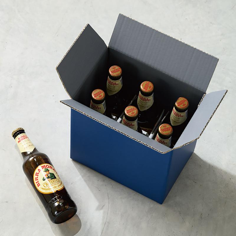 贈答箱 MTN-HCT3 無地ツートーン撥水宅配ギフトBOX-3/ネイビー(10枚) ヘッズ