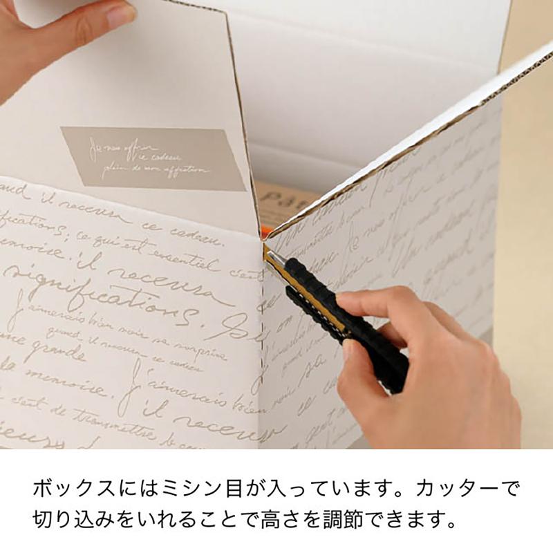 ダンボール NF-CT3 NEWフレンチカートンBOX-3(10枚) ヘッズ