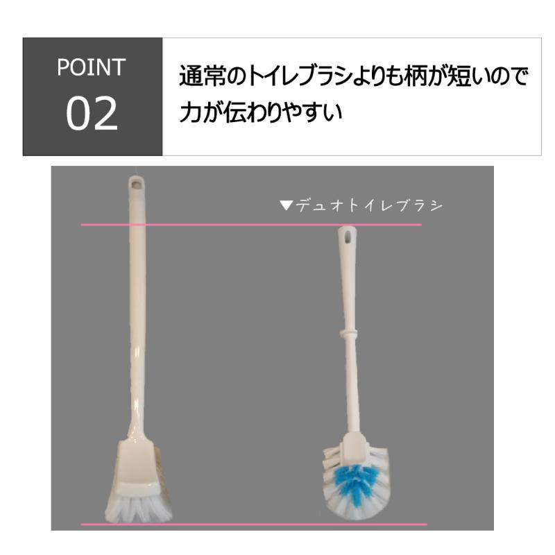 衛生資材 デュオ トイレブラシ キクロン