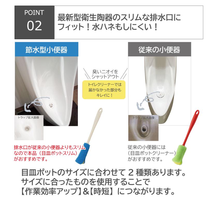 トイレクリーナー キクロンプロD-300目皿ポットクリーナースリム3P キクロン