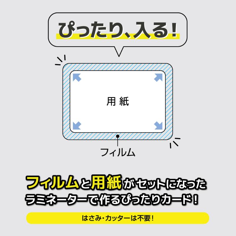 売場備品 CPリーフ ラミPOP 診察券 3枚入 ヒサゴ
