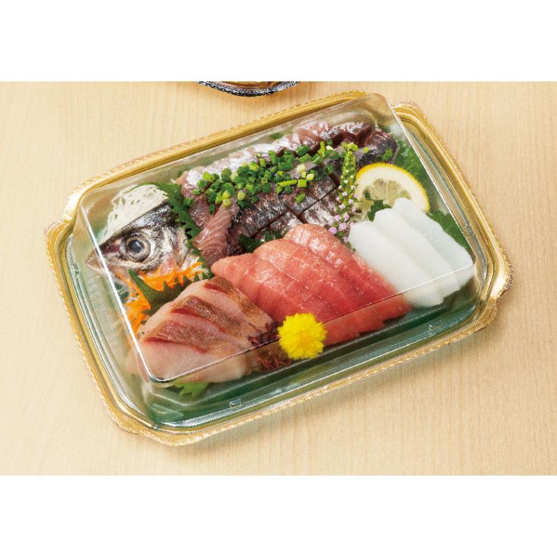 刺身容器 バイオ 華ノ枠 25-19B エレガグリーン リスパック