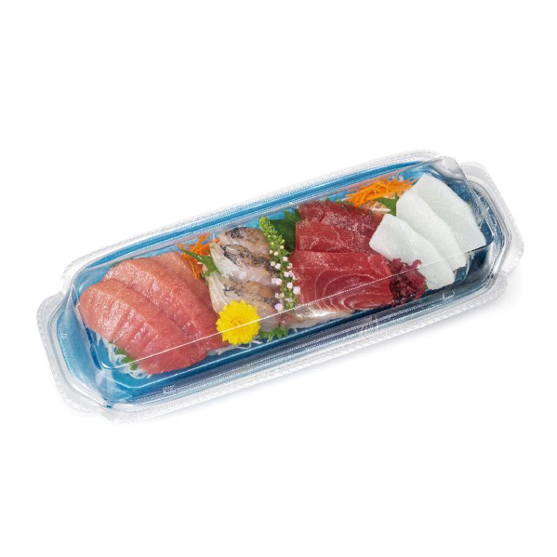刺身容器 バイオ 華ノ枠 32-12B ゆう箔銀 リスパック