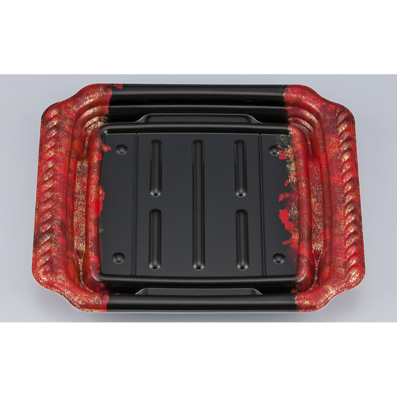 軽食容器 TNプレト20-17 彩炎赤 本体 シーピー化成