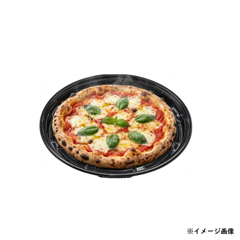 ピザ容器 MSDピザステ8 黒 本体 エフピコ