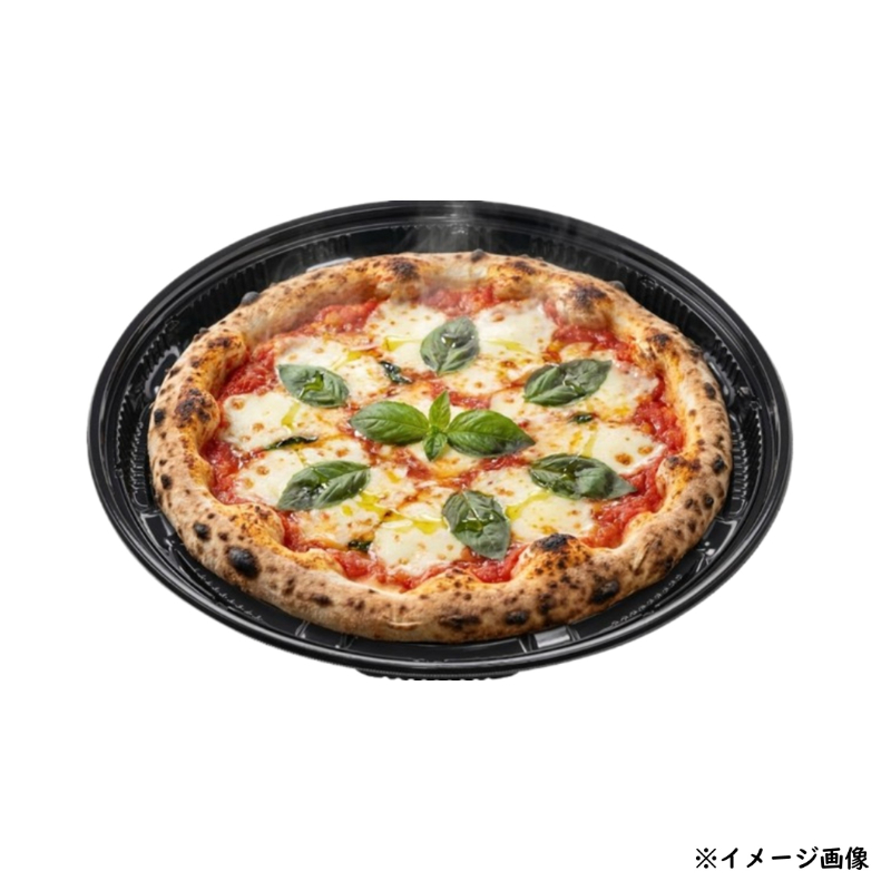 ピザ容器 MSDピザステ12 黒 本体 エフピコ