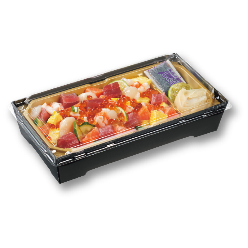 弁当容器 SKS 302(43) 黒 身 中央化学